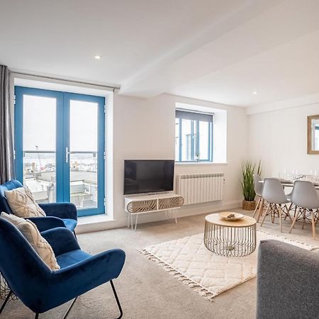 Elegant Fresh Spacious Two Bed Apartment - Juliet Balcony - Sea, Marina, Harbour Views, English Riviera Clock Tower 托基 外观 照片