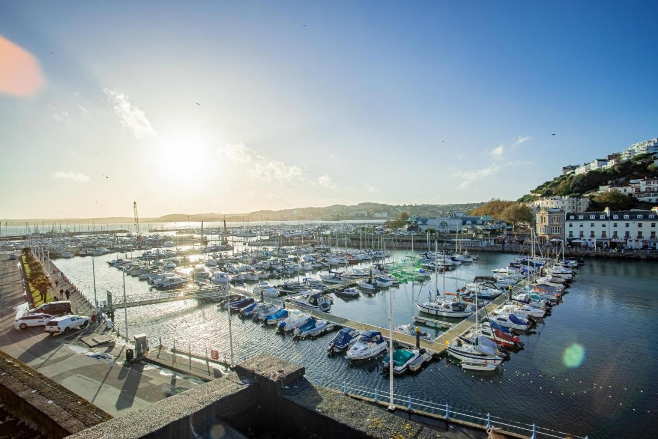 Elegant Fresh Spacious Two Bed Apartment - Juliet Balcony - Sea, Marina, Harbour Views, English Riviera Clock Tower 托基 外观 照片